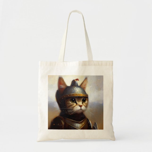 Cat Medieval Knight Tygkasse (Framsidan)