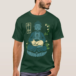 Cat Meditation Buddhism Buddha av Tobe Fonseca T Shirt