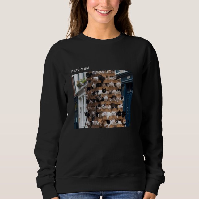 Cat Meme Tshirt Silly Cat Funny Kitty Meow Hiss Ki T Shirt (Framsida)