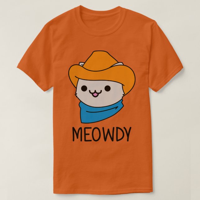 Cat Meowdy T Shirt (Design framsida)