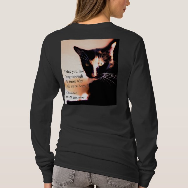 Cat Messenger T Shirt (Baksida)