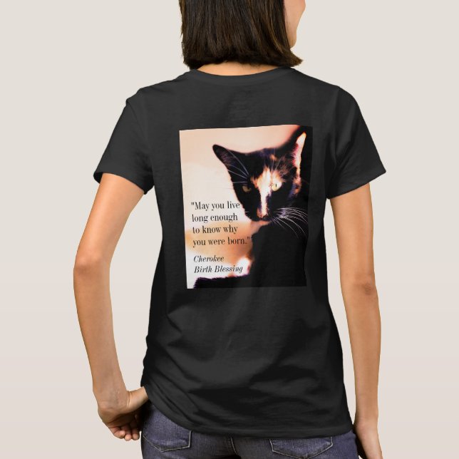 Cat Messenger T Shirt (Baksida)