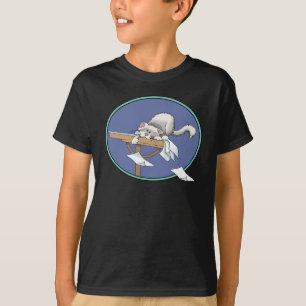 Cat misChief mönster T Shirt