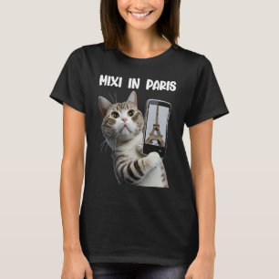 Cat Mixi i Paris gay paree seleby T Shirt
