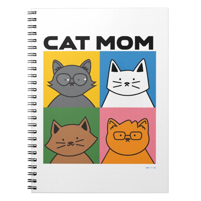 Cat mom  anteckningsbok (Framsidan)