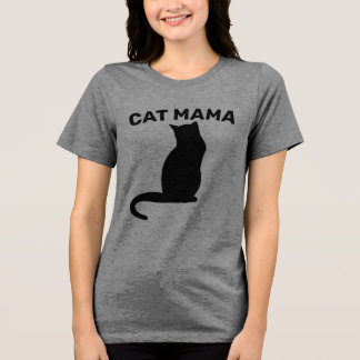 CAT MOM (CAT MAMA) Damtröjor T Shirt