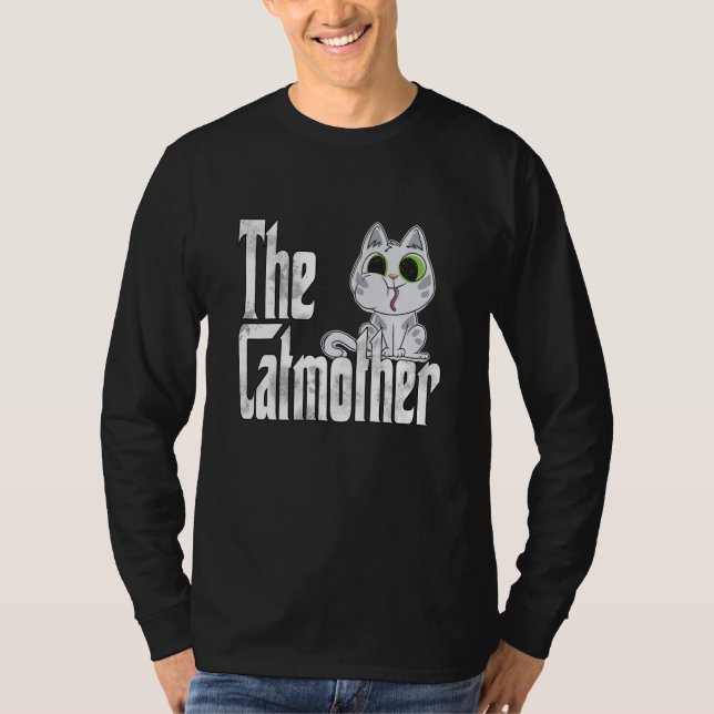 Cat Mom Catmother Cute Cat Mother Kitty Mommy T Shirt (Framsida)