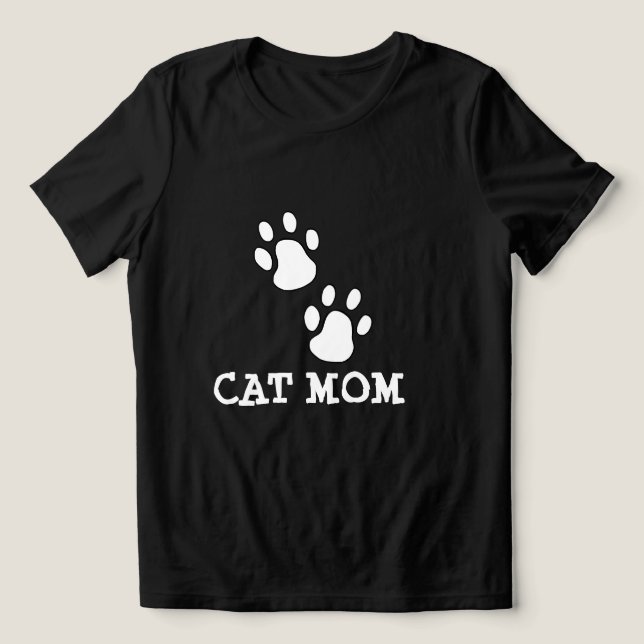 CAT MOM damt-shirt T Shirt (Design Framsida)