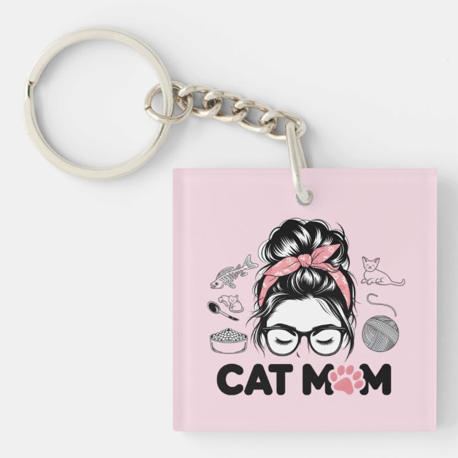 "Cat Mom" Funny Cute Cat Lover Women (Framsidan)