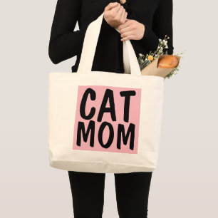CAT MOM-handväskor, Rosa Jumbo Tygkasse