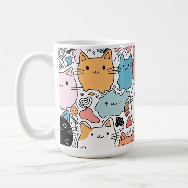 cat mom kaffemugg (Vänster)
