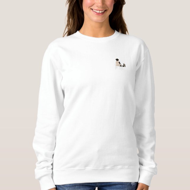 Cat Mom Minimalist T-Shirt (Framsida)