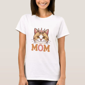 Cat mom t shirt