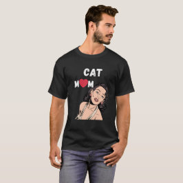 Cat mom t shirt