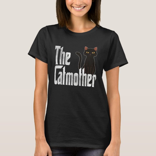 Cat Mom The Catmother Crazy Cat Mother Kitty Mommy T Shirt (Framsida)