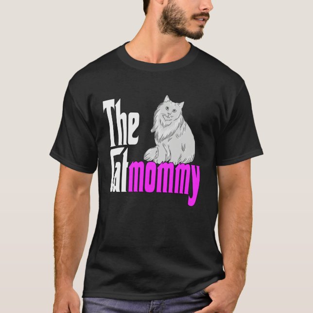Cat Mom The Catmother Crazy Cat Mother Kitty Mommy T Shirt (Framsida)