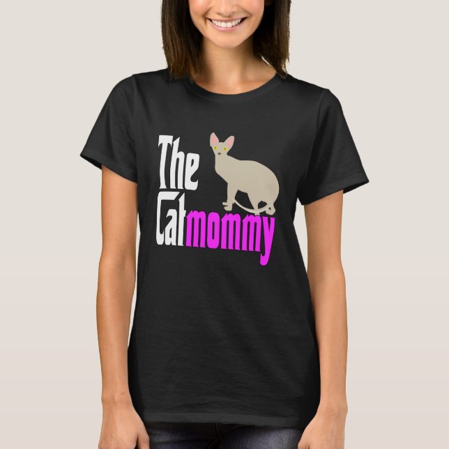 Cat Mom The Catmother Crazy Cat Mother Kitty Mommy T Shirt (Framsida)