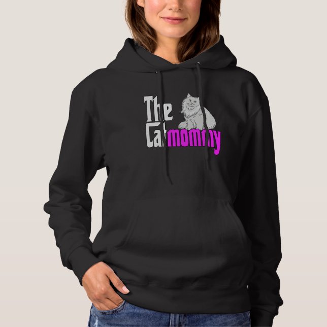 Cat Mom The Catmother Crazy Cat Mother Kitty Mommy T Shirt (Framsida)