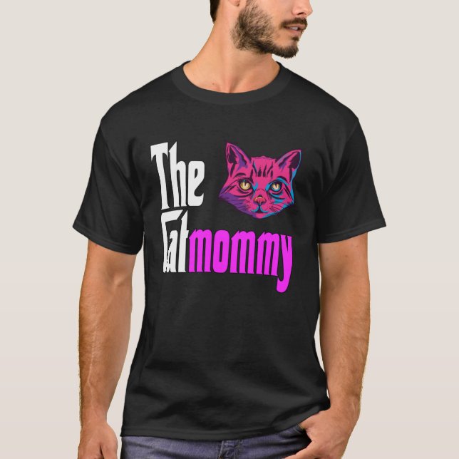 Cat Mom The Catmother Crazy Cat Mother Kitty Mommy T Shirt (Framsida)