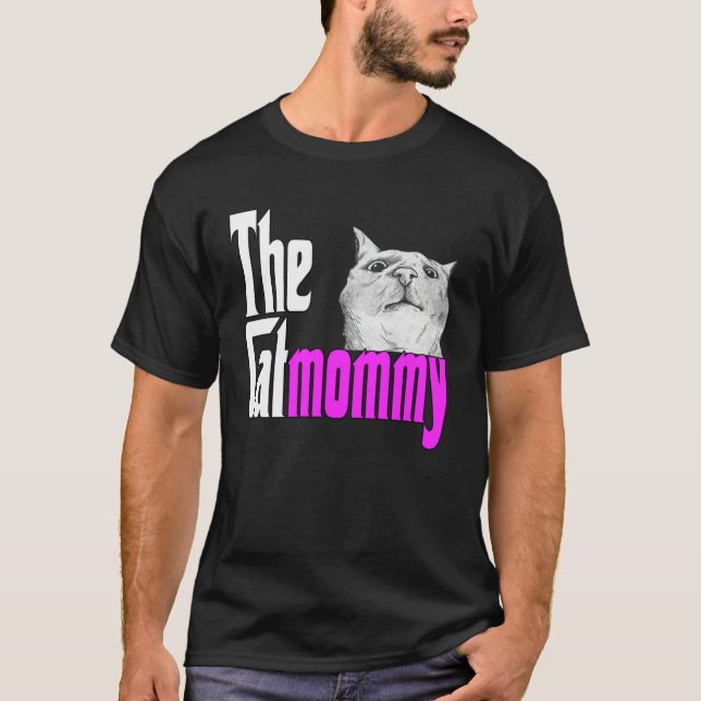 Cat Mom The Catmother Crazy Cat Mother Kitty Mommy T Shirt (Framsida)