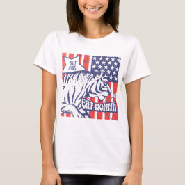 Cat Momma T-shirt för kattälskare i kattunge mor