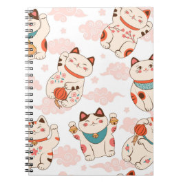 Cat mönster anteckningsbok