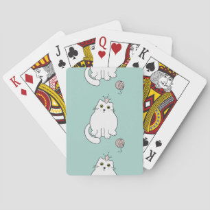 Cat mönster casinokort
