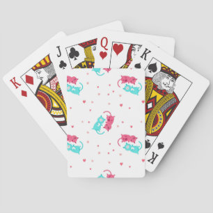 Cat mönster casinokort