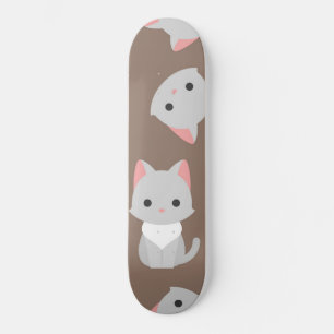 Cat mönster mini skateboard bräda 18,5 cm