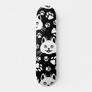 Cat mönster mini skateboard bräda 18,5 cm