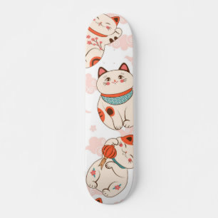 Cat mönster mini skateboard bräda 18,5 cm