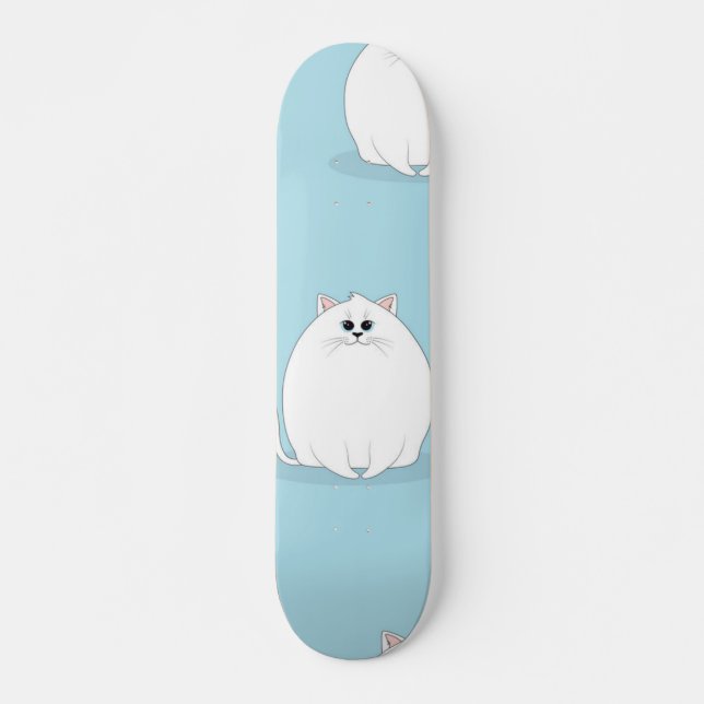 Cat mönster mini skateboard bräda 18,5 cm (Framsida)