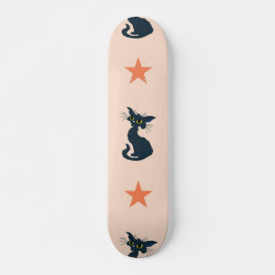 Cat mönster mini skateboard bräda 18,5 cm