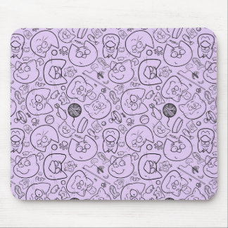 Cat mönster mousepad musmatta