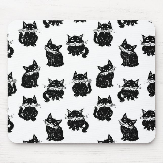 Cat mönster musmatta (Framsidan)
