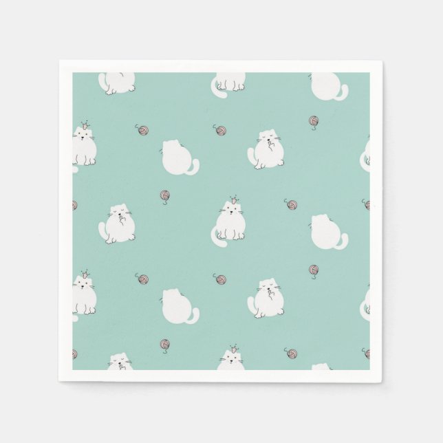 Cat mönster pappersservett (Framsidan)