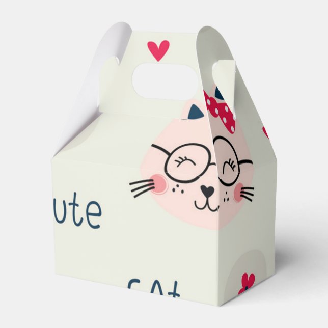 Cat mönster presentaskar (Framsidan Sidan)