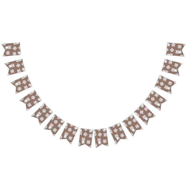 Cat mönster vimplar (Alla)