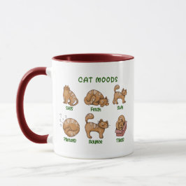 Cat Moods Pussy Cat dam Pet Funny Cat Mamma Mugg