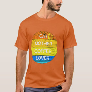 CAT MOR COFFEE ÄLSKARE 74 T SHIRT