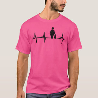 Cat Mor Heartline-flicka T Shirt