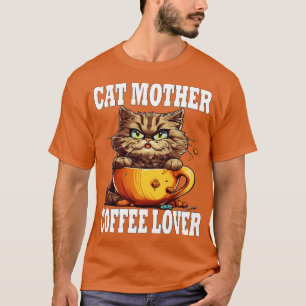 Cat Mor-kaffe Älskare 160 T Shirt