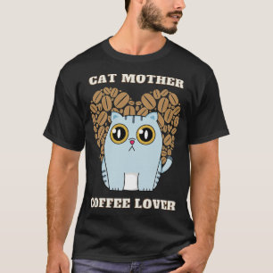 Cat mor kaffe älskare 211 t shirt