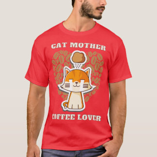 Cat mor kaffe älskare 21 t shirt