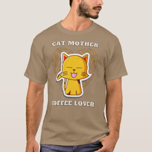 Cat mor kaffe älskare 221 t shirt
