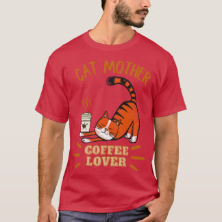Cat mor kaffe älskare 95 t shirt