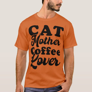Cat Mor-kaffe Älskare 97 T Shirt