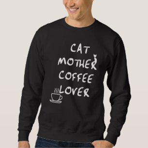 Cat Mor-kaffe Lång Ärmad Tröja
