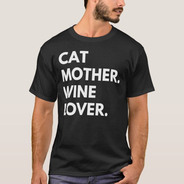 Cat Mor Vin Cat Owner T Shirt (Framsida)