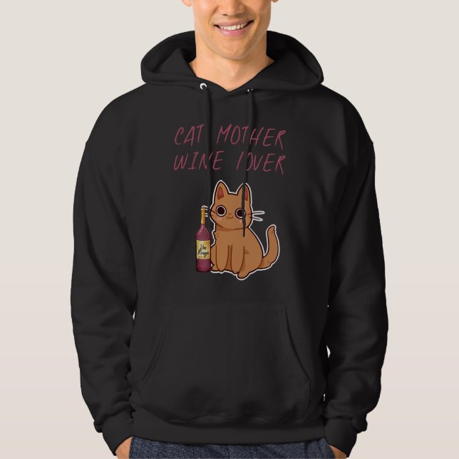 Cat Mor, Vin, vacker och ny utseende Hoodie (Framsida)